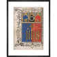 Frontispiece to Letter to King Richard print in black frame