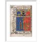 Frontispiece to Letter to King Richard print in white frame