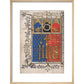 Frontispiece to Letter to King Richard print in natural frame