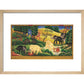 Scenes from the Jatakas print in natural frame