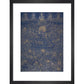 Painting of Garuda print in black frame