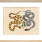Two Snakes print