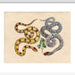 Two Snakes print