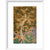 Squirrels in a plane tree print in white frame