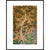 Squirrels in a plane tree print in black frame