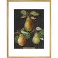 Pears print in gold frame