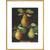 Pears print in gold frame