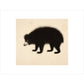 Sloth Bear print unframed