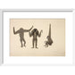 Moloch Gibbon print in white frame