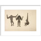 Moloch Gibbon print in white frame