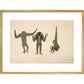 Moloch Gibbon print in gold frame