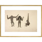 Moloch Gibbon print in gold frame
