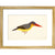 Stork-Billed Kingfisher print in gold frame