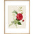 Rose print in natural frame