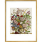 Flowers in a vase print in gold frame