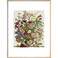 Flowers in a vase print in natural frame