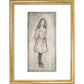 Alice print in gold frame