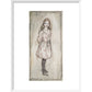 Alice print in white frame