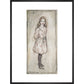 Alice print in black frame
