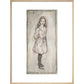 Alice print in natural frame