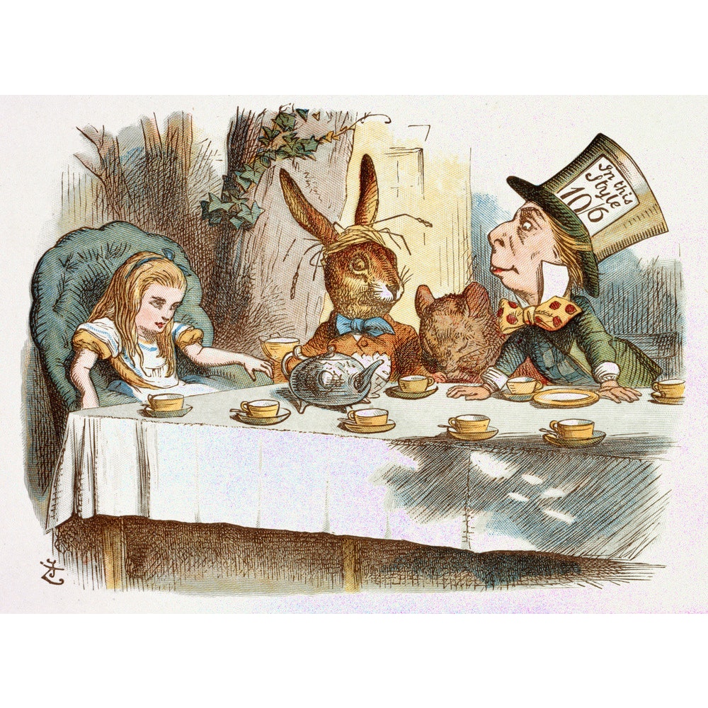 The Mad Hatter's Tea party print
