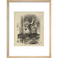 Through the looking-glass, and what Alice found there print in natural frame