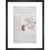 Alice and the Queen of Hearts print in black frame