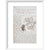 Alice and the Queen of Hearts print in white frame