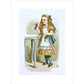 Drink me print unframed