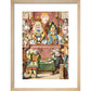 Inspecting the tarts print in natural frame
