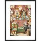 Inspecting the tarts print in black frame