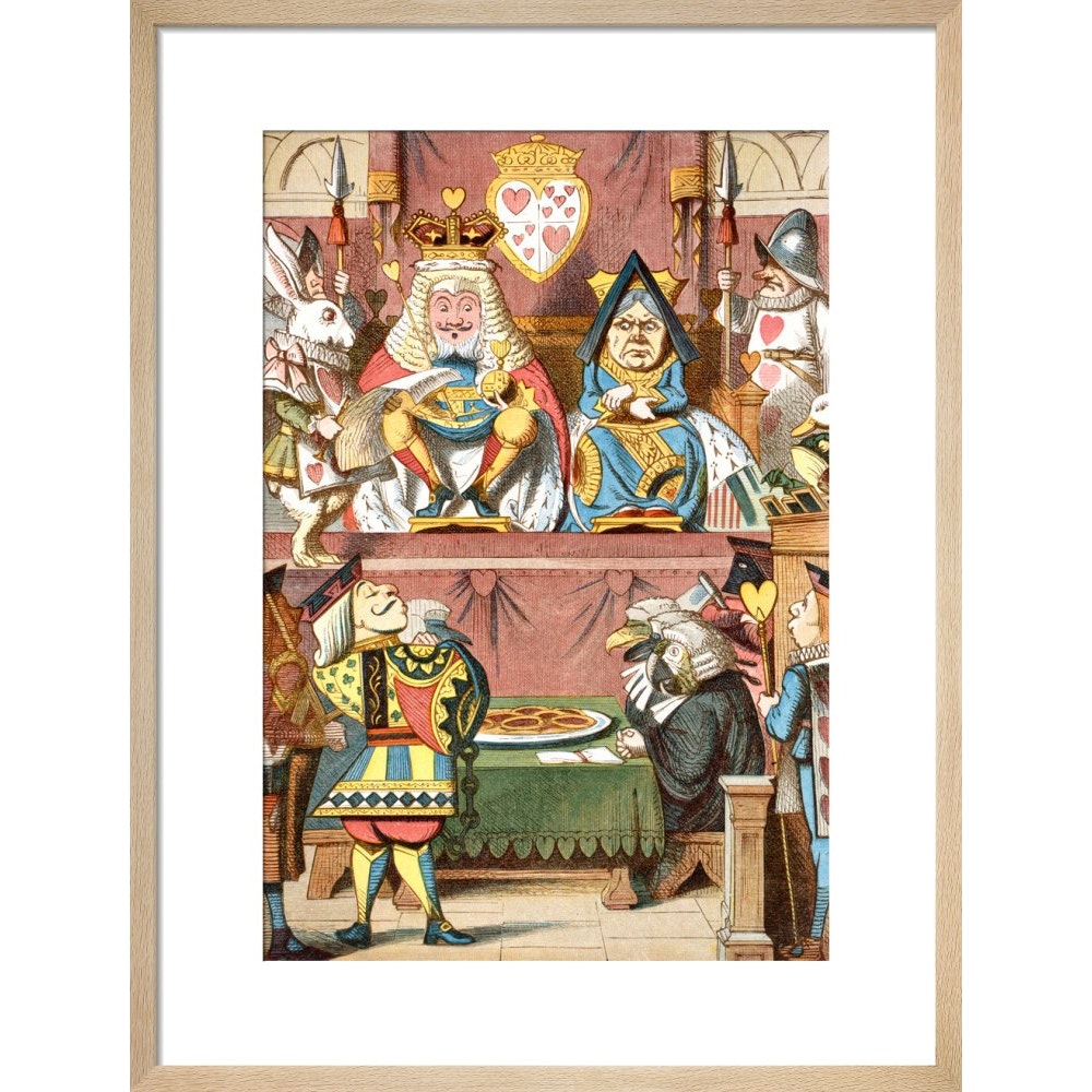 Inspecting the tarts print in natural frame