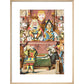 Inspecting the tarts print in natural frame
