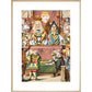 Inspecting the tarts print in natural frame
