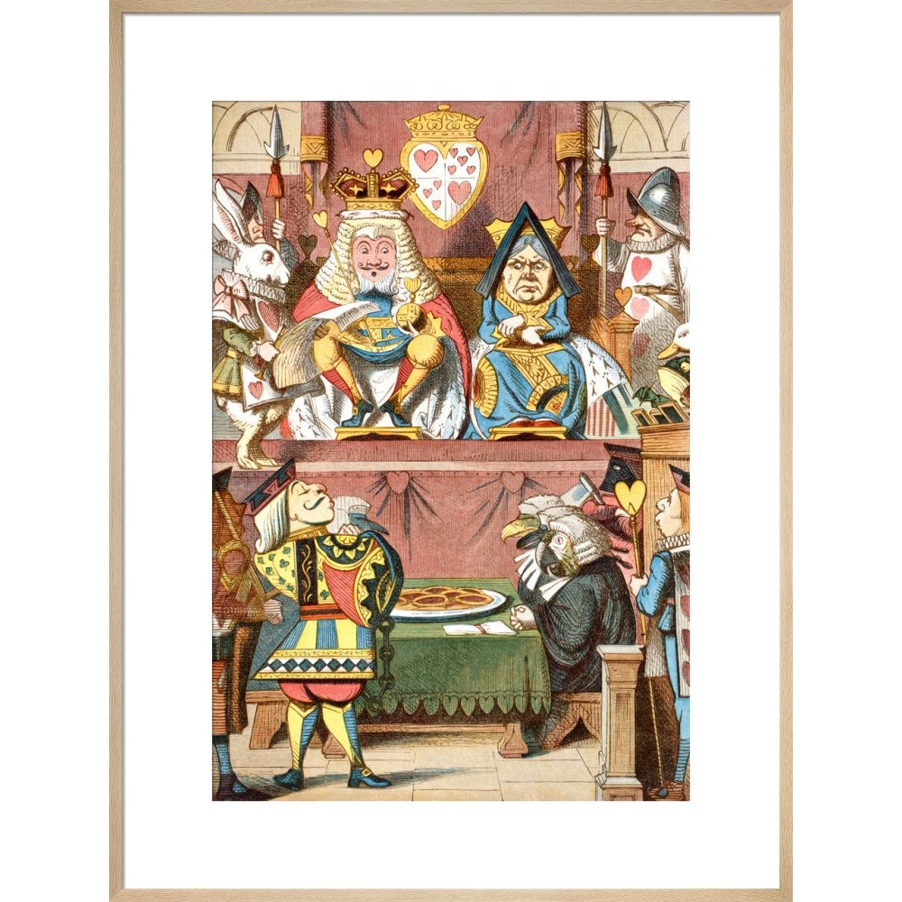 Inspecting the tarts print in natural frame