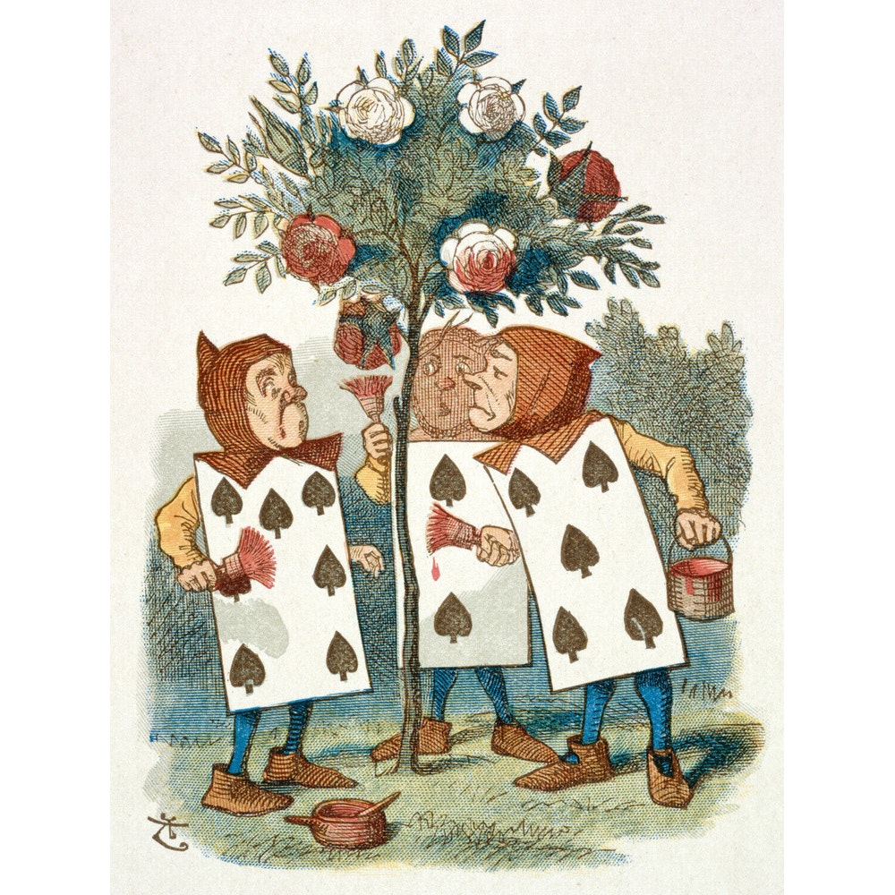The playing cards print