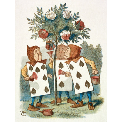 The playing cards print