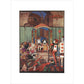The King and Queen of Hearts upon their throne at court print unframed