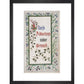 Alice's Adventures Under Ground title page print in black frame