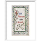 Alice's Adventures Under Ground title page print in white frame