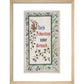 Alice's Adventures Under Ground title page print in natural frame