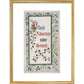 Alice's Adventures Under Ground title page print in gold frame