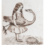 Alice prepares for croquet print