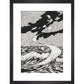 Lucian's Wonderland print in black frame