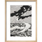 Lucian's Wonderland print in natural frame