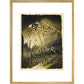 The Martians Arrive print in gold frame