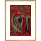 A Trip to Mars print in gold frame