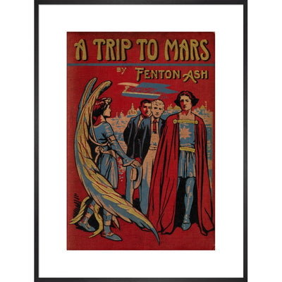 A Trip to Mars print in black frame