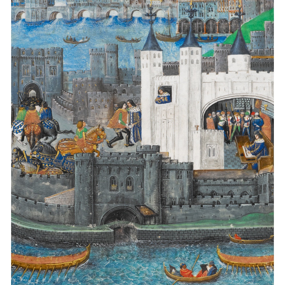 Charles of Orléans in the Tower of London print