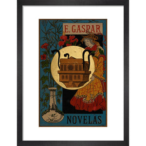El anacronópete print in black frame